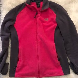 Pink north face